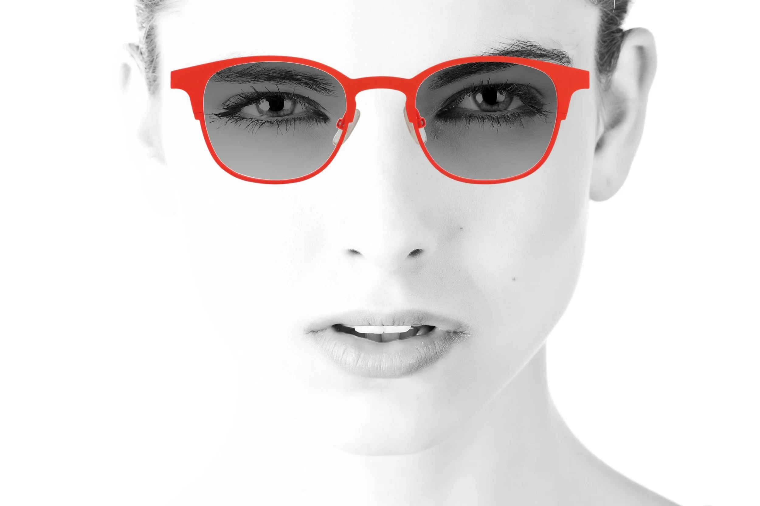 Luxury metal premium designer orange glasses Woow Call Me 2 Peep Eyewear